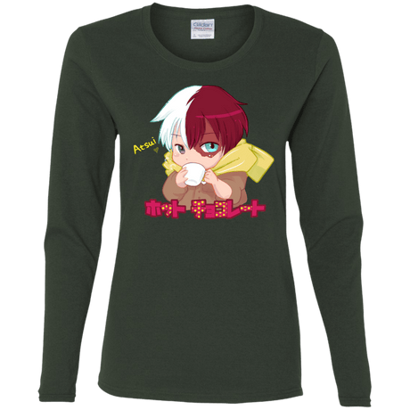 T-Shirts Forest / S Hotto Chokoretto Women's Long Sleeve T-Shirt