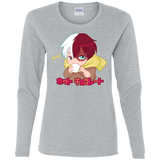 T-Shirts Sport Grey / S Hotto Chokoretto Women's Long Sleeve T-Shirt