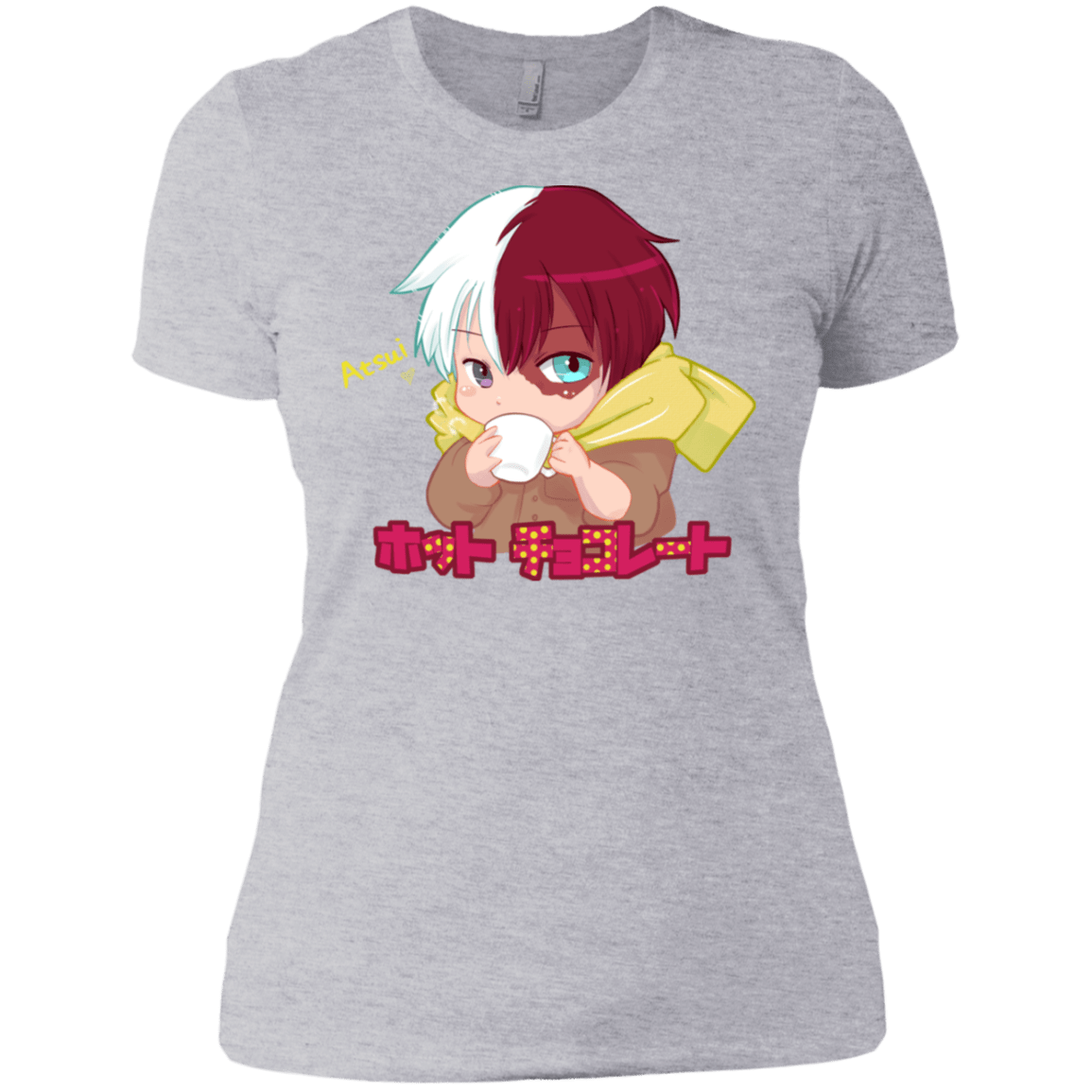 T-Shirts Heather Grey / X-Small Hotto Chokoretto Women's Premium T-Shirt