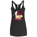 T-Shirts Vintage Black / X-Small Hotto Chokoretto Women's Triblend Racerback Tank