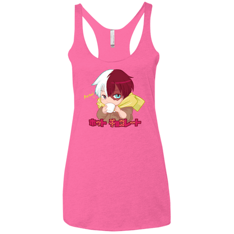 T-Shirts Vintage Pink / X-Small Hotto Chokoretto Women's Triblend Racerback Tank