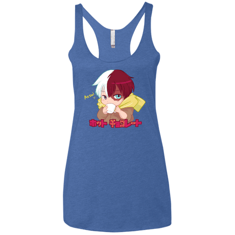 T-Shirts Vintage Royal / X-Small Hotto Chokoretto Women's Triblend Racerback Tank