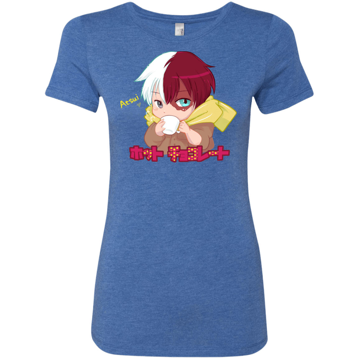 T-Shirts Vintage Royal / S Hotto Chokoretto Women's Triblend T-Shirt