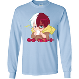 T-Shirts Light Blue / YS Hotto Chokoretto Youth Long Sleeve T-Shirt