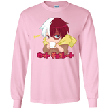 T-Shirts Light Pink / YS Hotto Chokoretto Youth Long Sleeve T-Shirt
