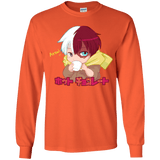 T-Shirts Orange / YS Hotto Chokoretto Youth Long Sleeve T-Shirt