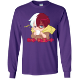 T-Shirts Purple / YS Hotto Chokoretto Youth Long Sleeve T-Shirt