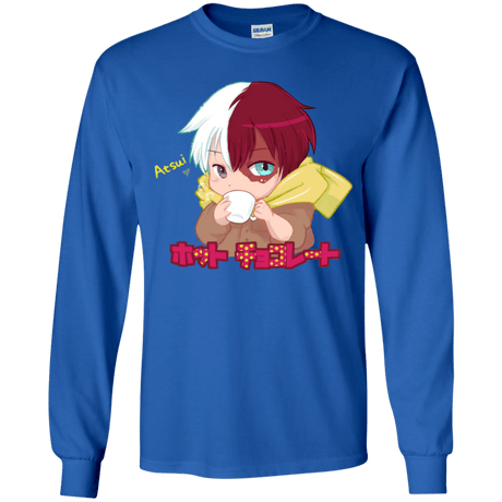 T-Shirts Royal / YS Hotto Chokoretto Youth Long Sleeve T-Shirt