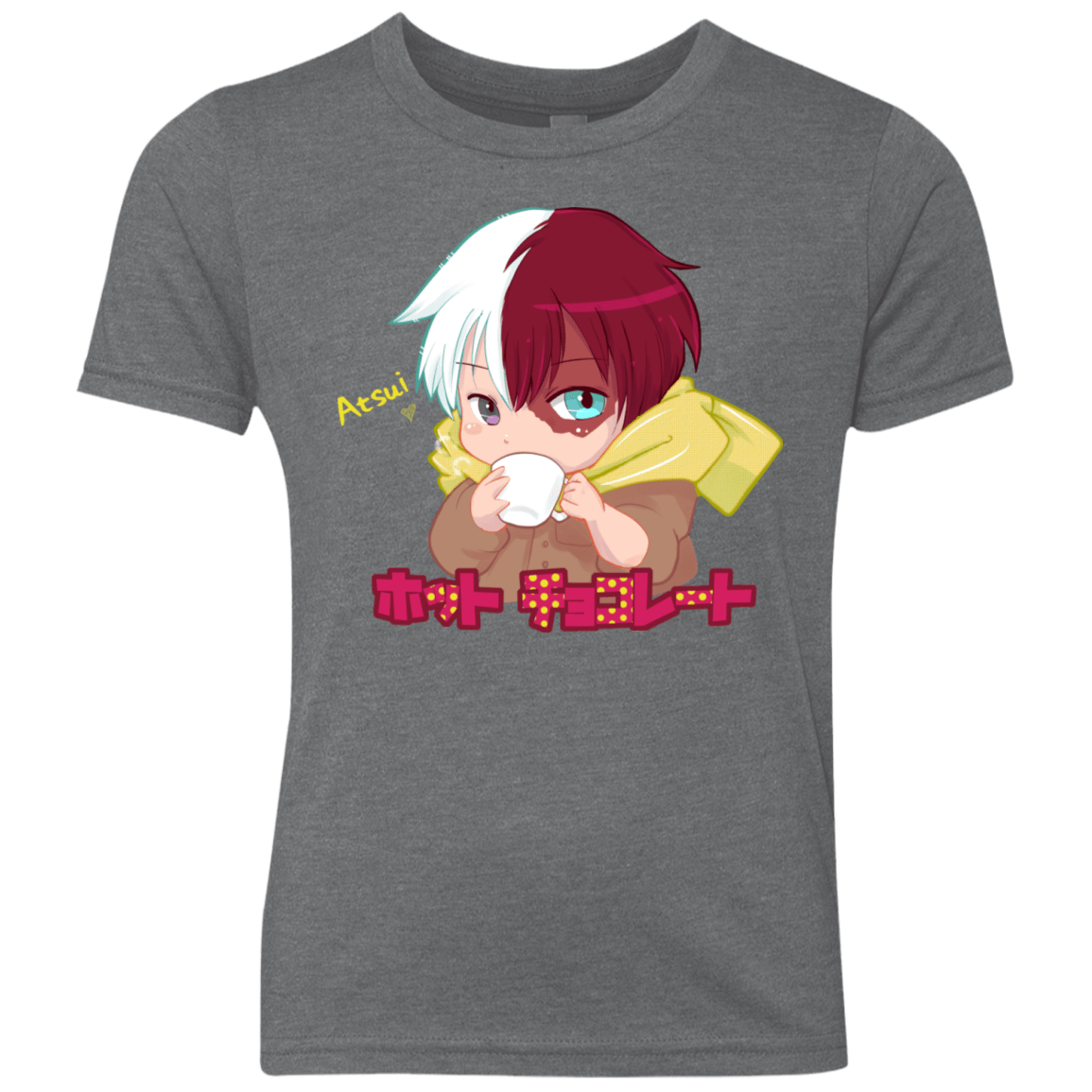 T-Shirts Premium Heather / YXS Hotto Chokoretto Youth Triblend T-Shirt