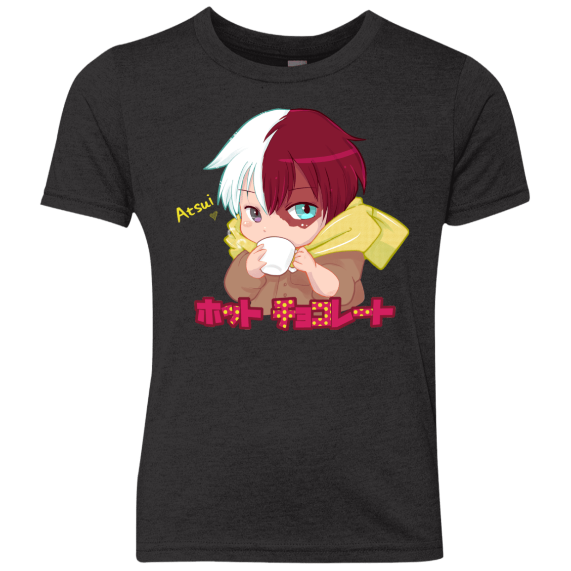T-Shirts Vintage Black / YXS Hotto Chokoretto Youth Triblend T-Shirt