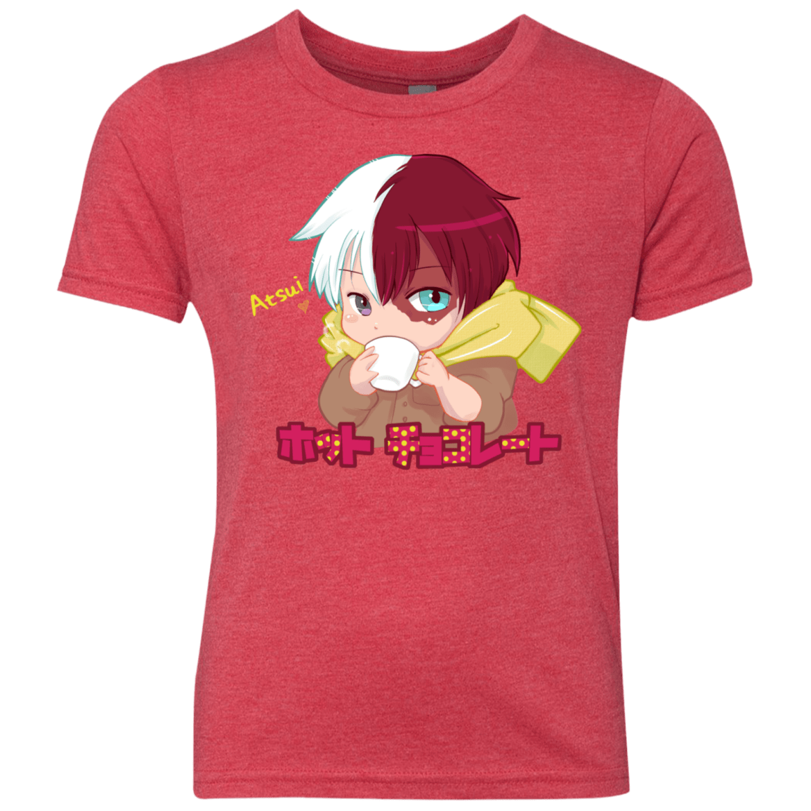 T-Shirts Vintage Red / YXS Hotto Chokoretto Youth Triblend T-Shirt