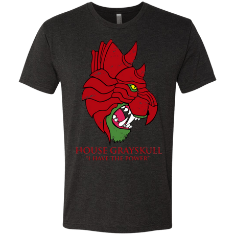 T-Shirts Vintage Black / Small House GraySkull Men's Triblend T-Shirt