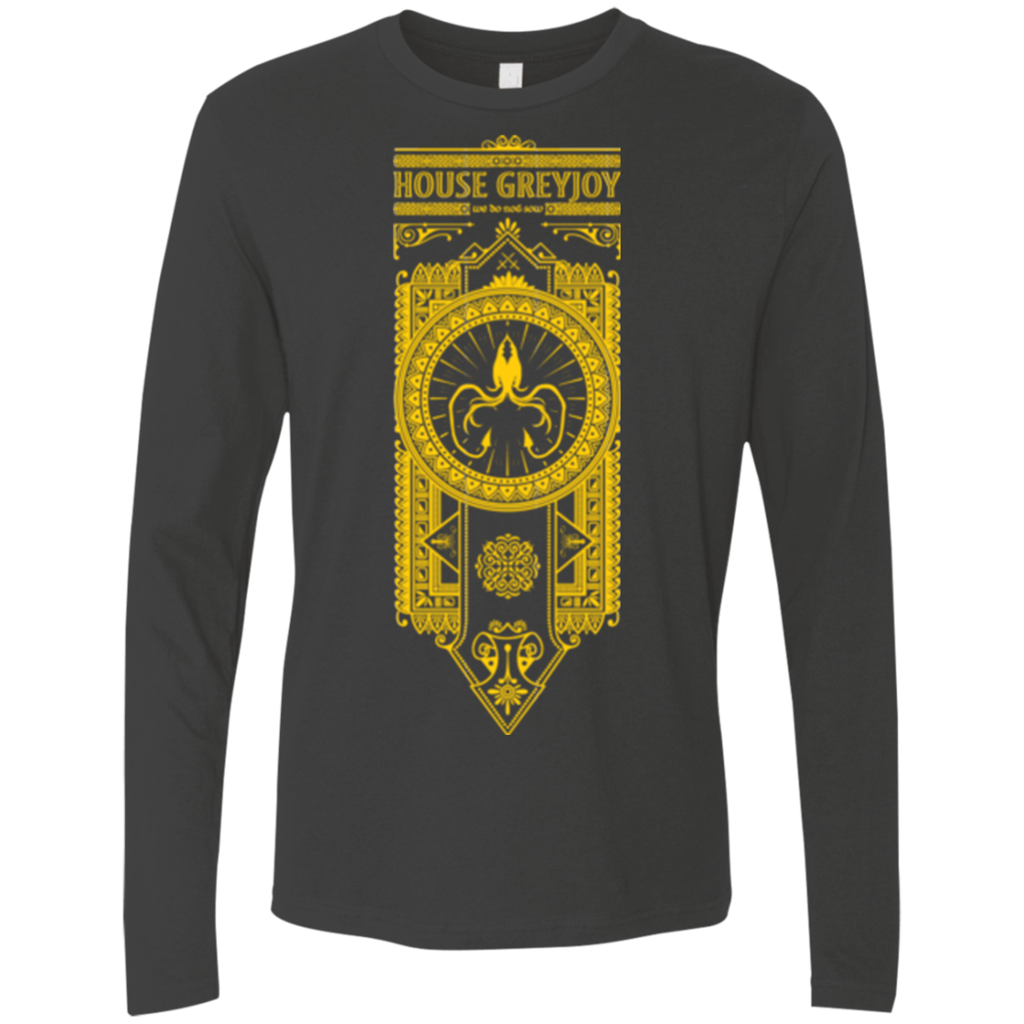 T-Shirts Heavy Metal / Small House Greyjoy Men's Premium Long Sleeve