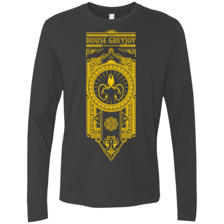 T-Shirts Heavy Metal / Small House Greyjoy Men's Premium Long Sleeve