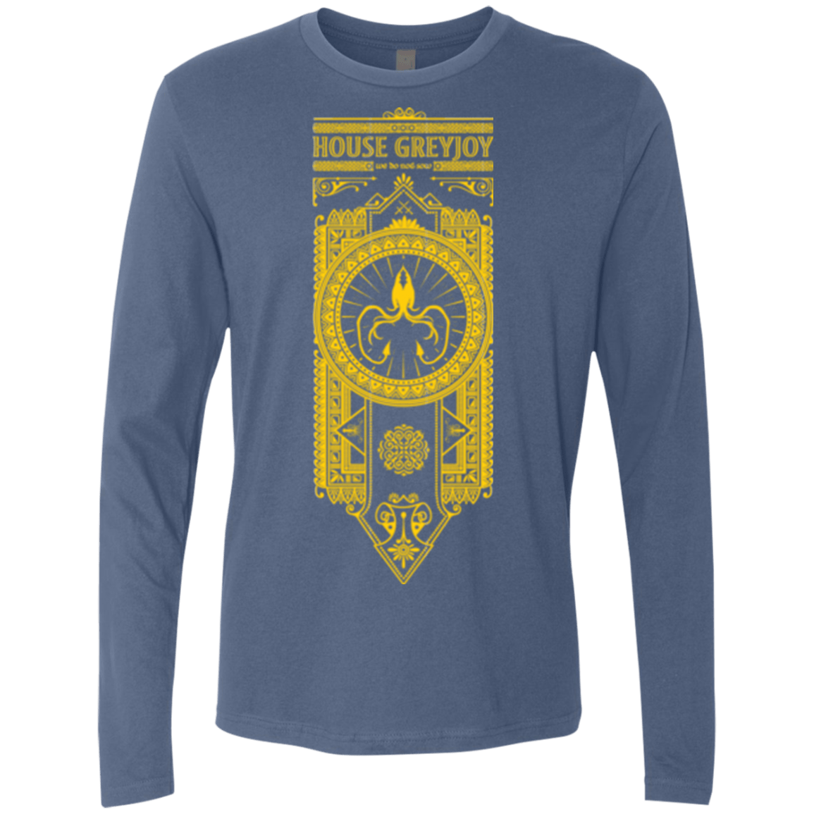 T-Shirts Indigo / Small House Greyjoy Men's Premium Long Sleeve