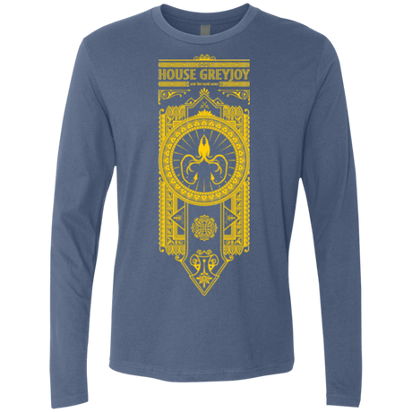 T-Shirts Indigo / Small House Greyjoy Men's Premium Long Sleeve