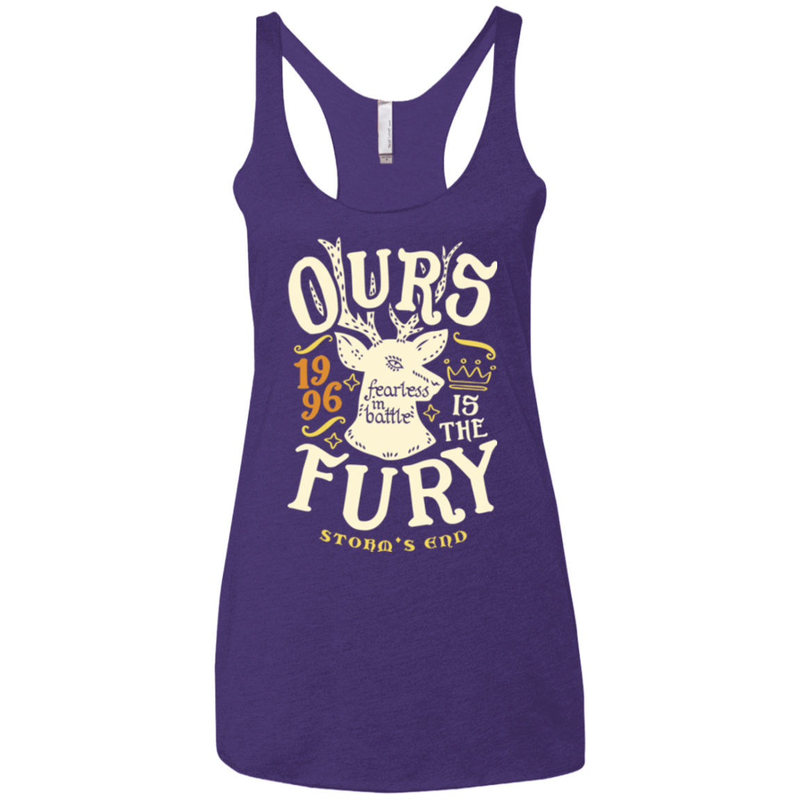 T-Shirts Purple / X-Small House of Fury Women's Triblend Racerback Tank