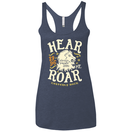 T-Shirts Vintage Navy / X-Small House of Lions Women's Triblend Racerback Tank