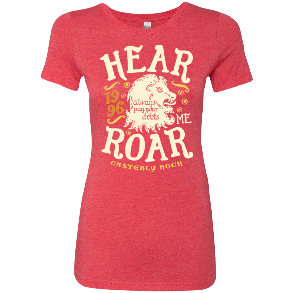 T-Shirts Vintage Red / Small House of Lions Women's Triblend T-Shirt