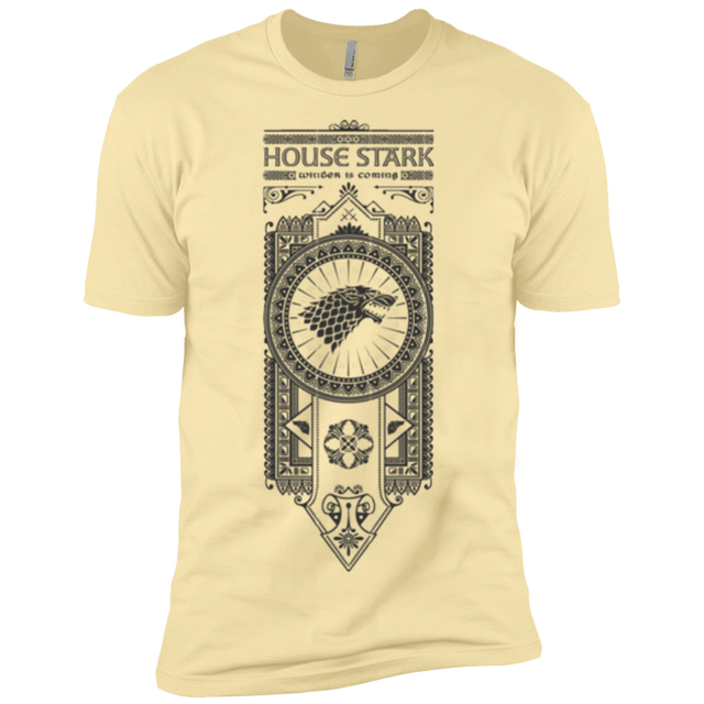T-Shirts Banana Cream / X-Small House Stark Black Men's Premium T-Shirt