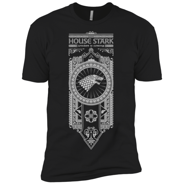 T-Shirts Black / X-Small House Stark White Men's Premium T-Shirt