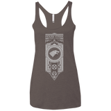 T-Shirts Macchiato / X-Small House Stark White Women's Triblend Racerback Tank