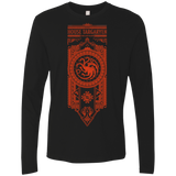 T-Shirts Black / Small House Targaryen Men's Premium Long Sleeve
