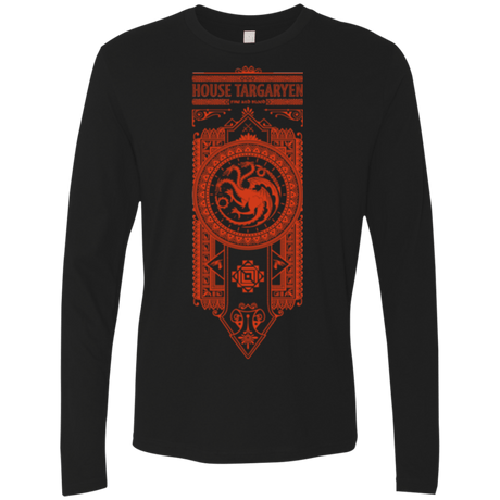 T-Shirts Black / Small House Targaryen Men's Premium Long Sleeve