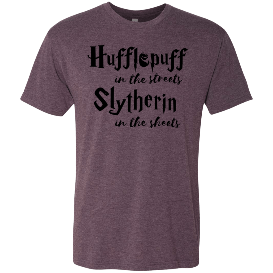 T-Shirts Vintage Purple / Small Hufflepuff Streets Men's Triblend T-Shirt
