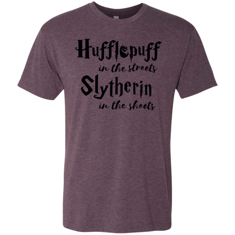 T-Shirts Vintage Purple / Small Hufflepuff Streets Men's Triblend T-Shirt