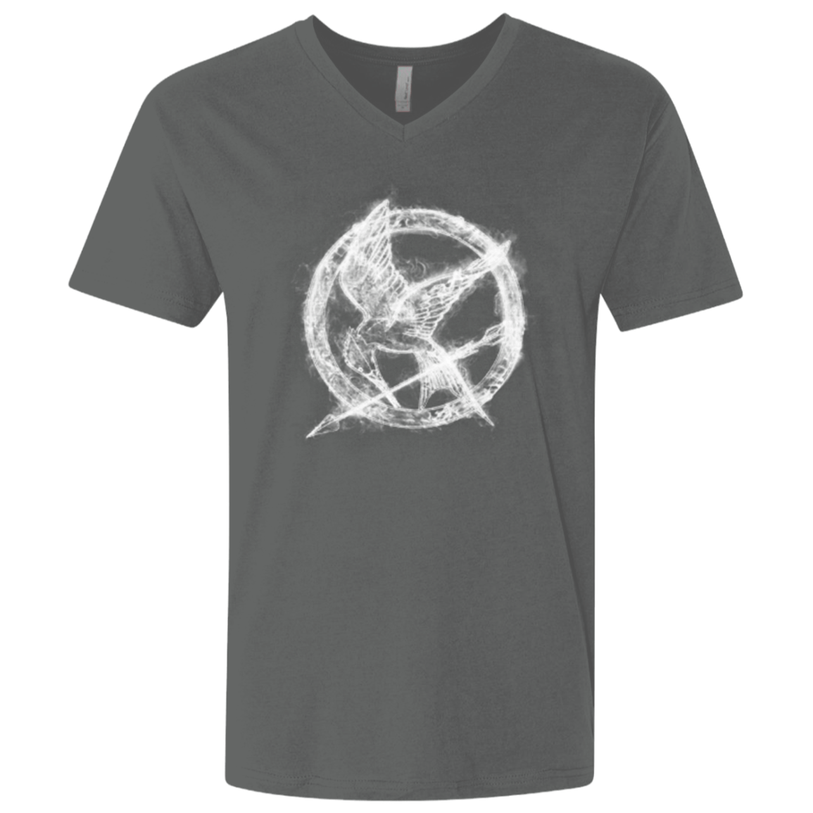 T-Shirts Heavy Metal / X-Small Hunger Games Smoke Men's Premium V-Neck