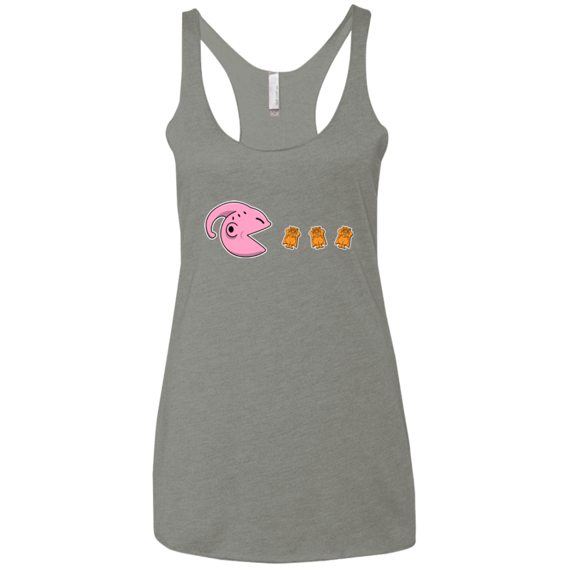 T-Shirts Venetian Grey / X-Small Hungry Monster Women's Triblend Racerback Tank