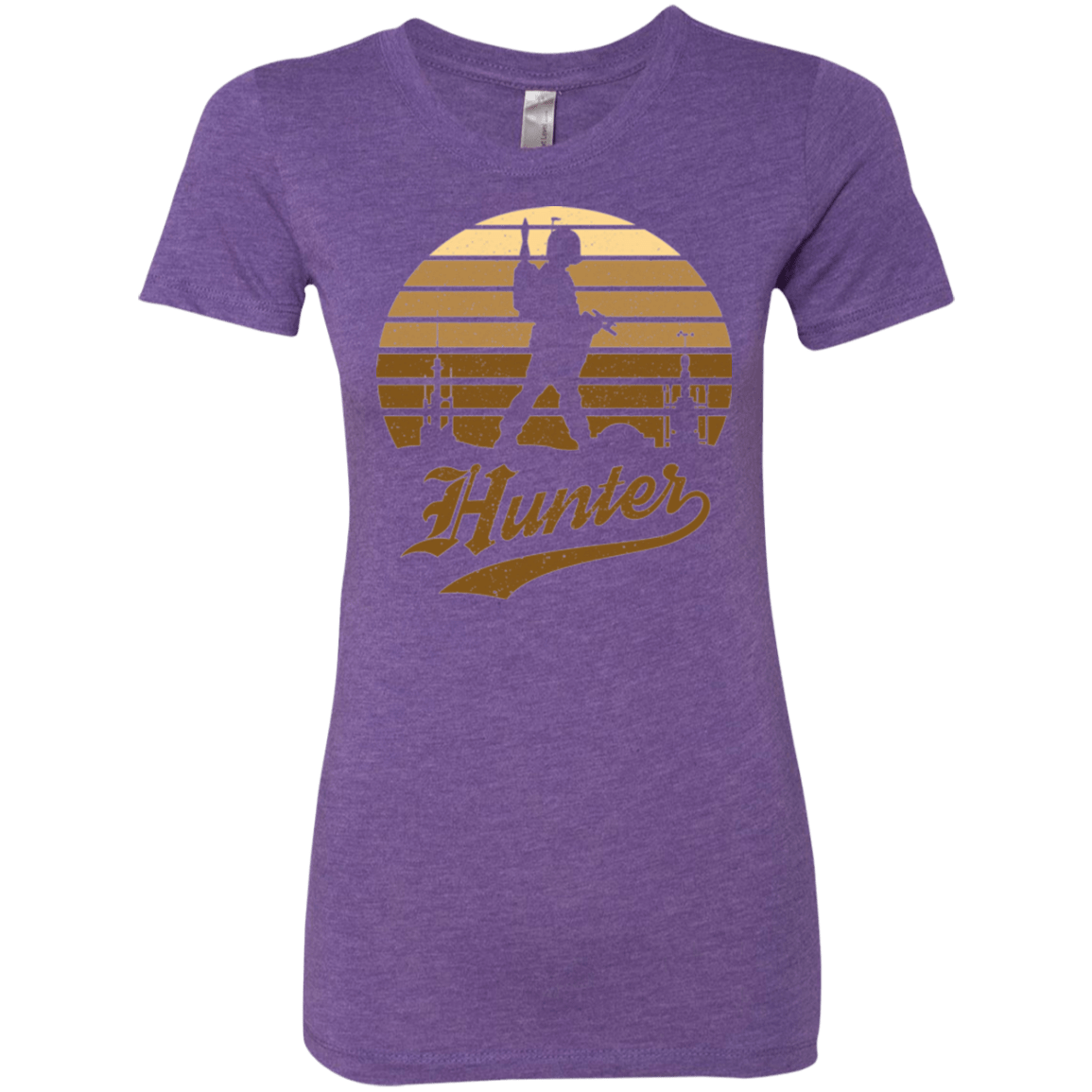 T-Shirts Purple Rush / Small Hunter (1) Women's Triblend T-Shirt