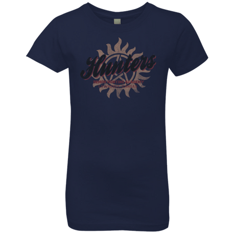 T-Shirts Midnight Navy / YXS Hunters Academy Girls Premium T-Shirt