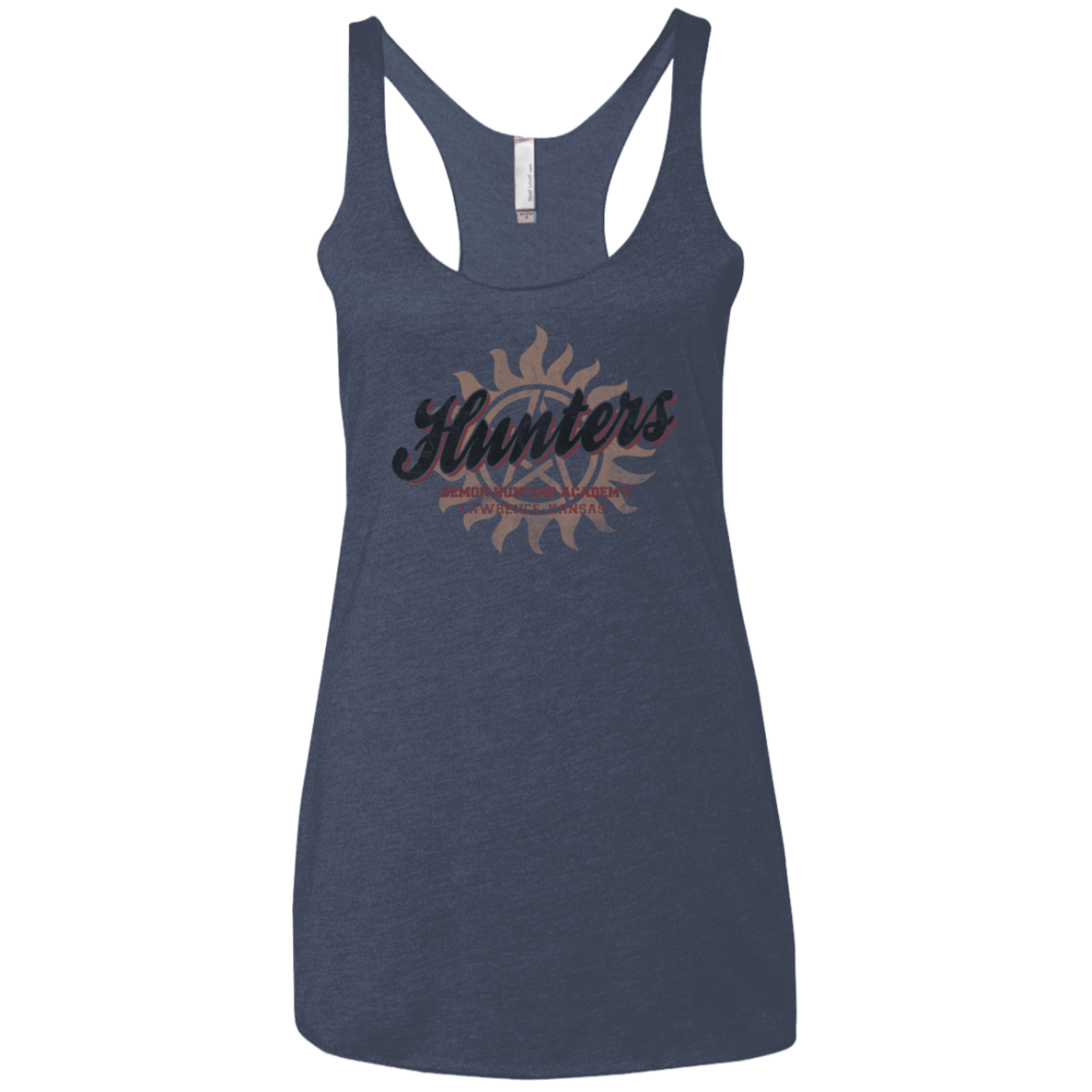T-Shirts Vintage Navy / X-Small Hunters Academy Women's Triblend Racerback Tank