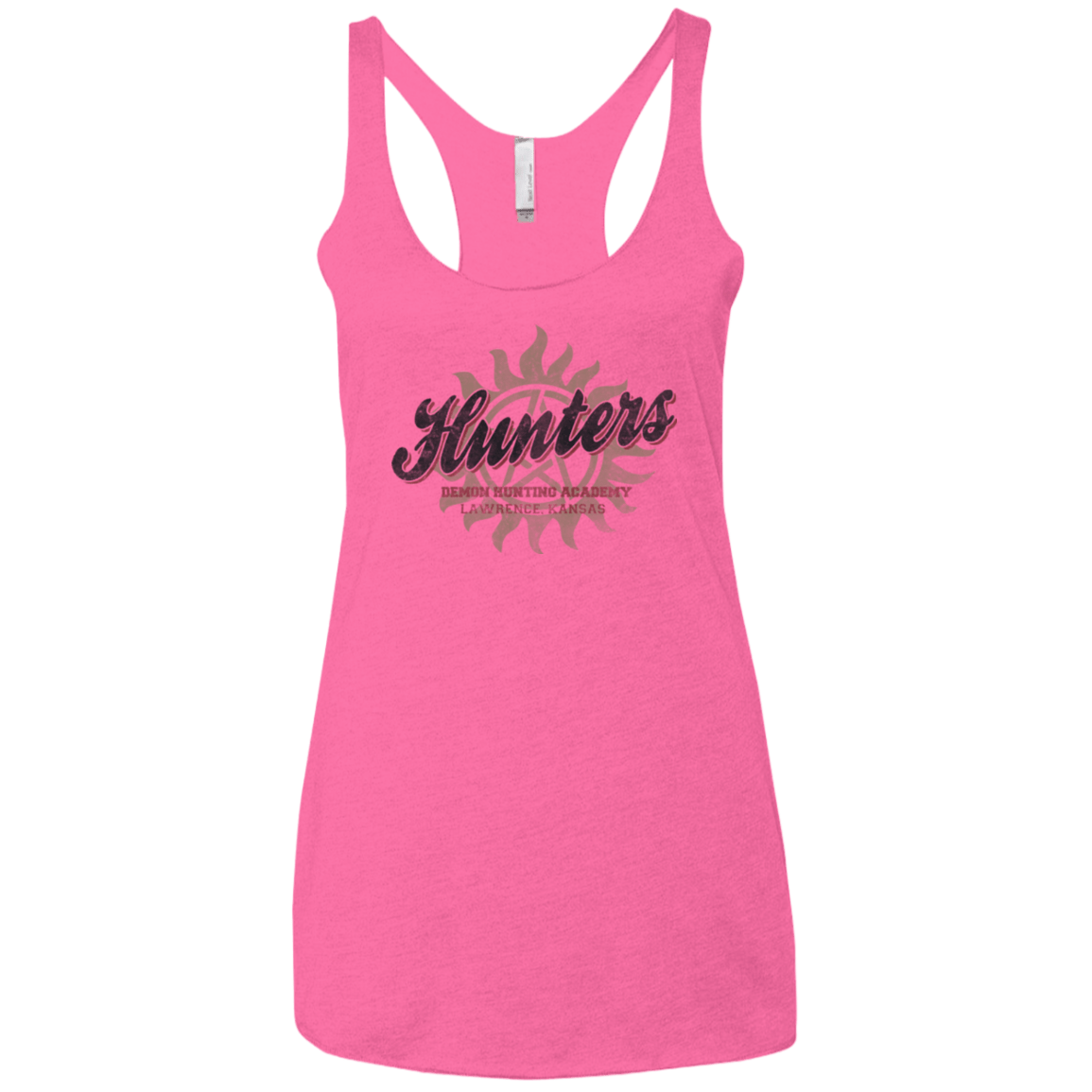 T-Shirts Vintage Pink / X-Small Hunters Academy Women's Triblend Racerback Tank