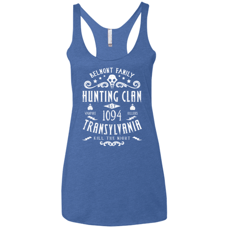 T-Shirts Vintage Royal / X-Small Hunting Clan Women's Triblend Racerback Tank