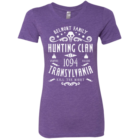 T-Shirts Purple Rush / Small Hunting Clan Women's Triblend T-Shirt