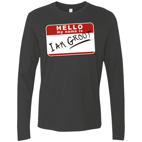 T-Shirts Heavy Metal / Small I am Groot Men's Premium Long Sleeve