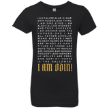 T-Shirts Black / YXS I am Odin Girls Premium T-Shirt