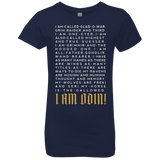 T-Shirts Midnight Navy / YXS I am Odin Girls Premium T-Shirt
