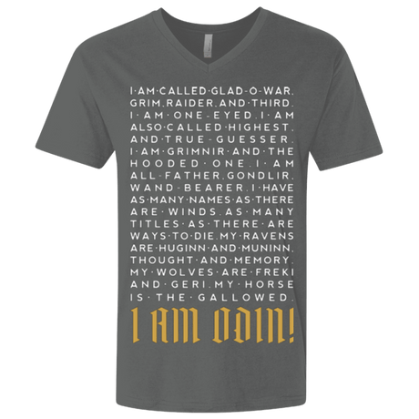 T-Shirts Heavy Metal / X-Small I am Odin Men's Premium V-Neck
