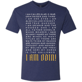 T-Shirts Vintage Navy / Small I am Odin Men's Triblend T-Shirt