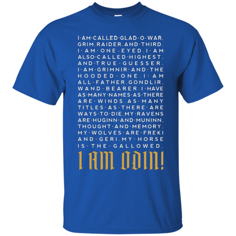 T-Shirts Royal / Small I am Odin T-Shirt