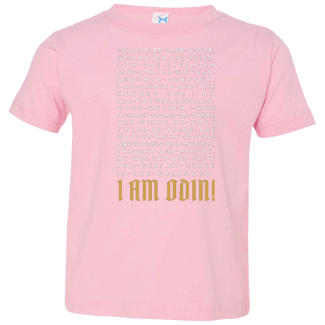 T-Shirts Pink / 2T I am Odin Toddler Premium T-Shirt