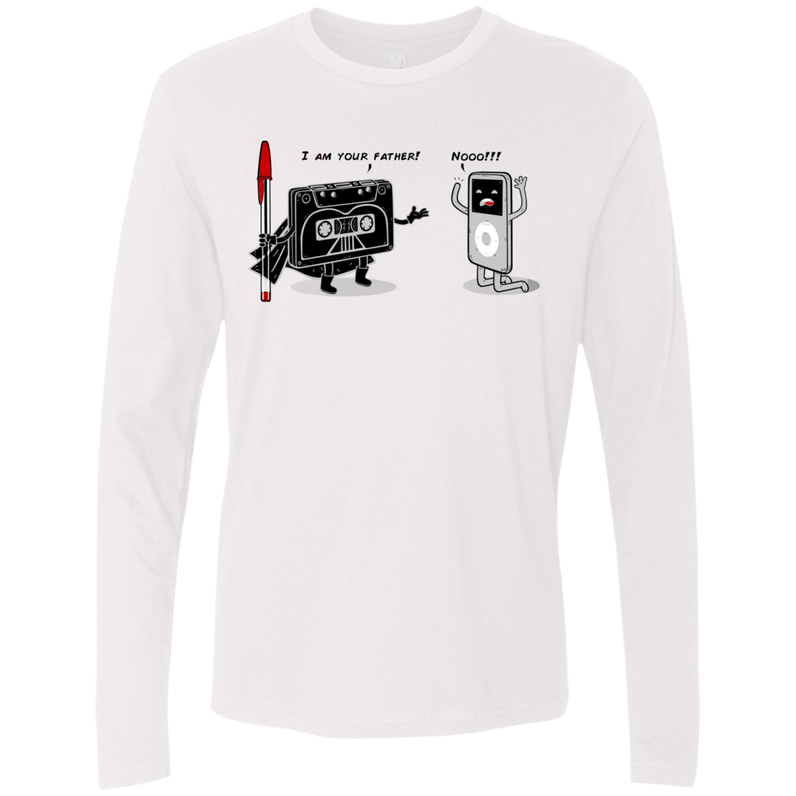 T-Shirts White / Small I Am Your Father Men's Premium Long Sleeve