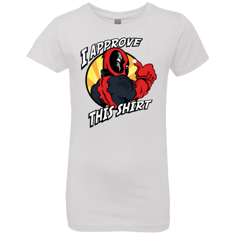 T-Shirts White / YXS I Approve This Shirt Girls Premium T-Shirt