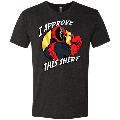T-Shirts Vintage Black / Small I Approve This Shirt Men's Triblend T-Shirt