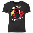 T-Shirts Vintage Black / YXS I Approve This Shirt Youth Triblend T-Shirt
