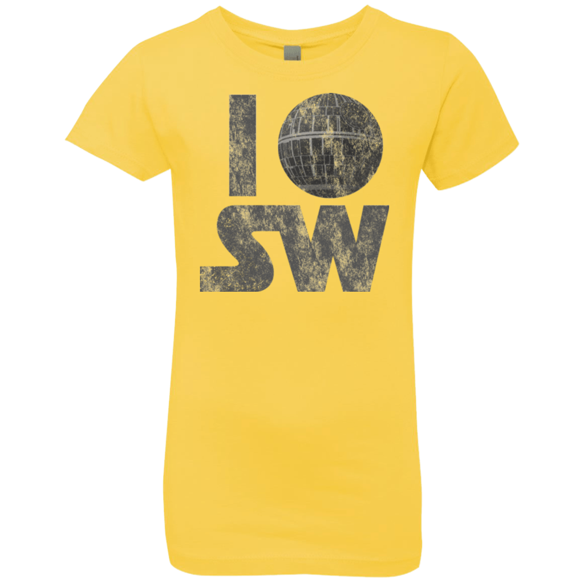 T-Shirts Vibrant Yellow / YXS I Deathstar SW Girls Premium T-Shirt